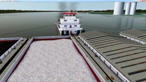 Pushboat con 16 barcazas 05